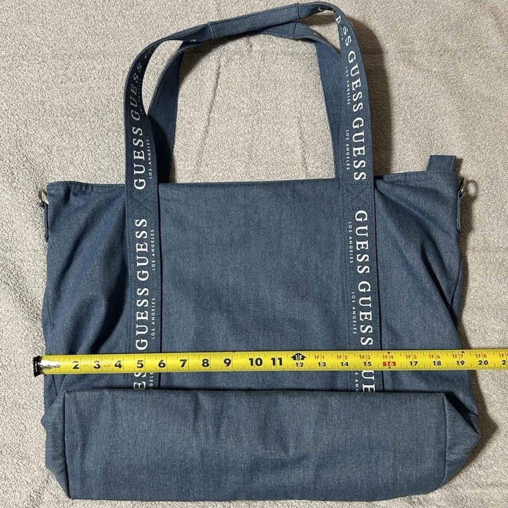 GUESS Denim Blue Tote Bag. So Affordable Price. 🆓 gift 🎁 until 06/08.